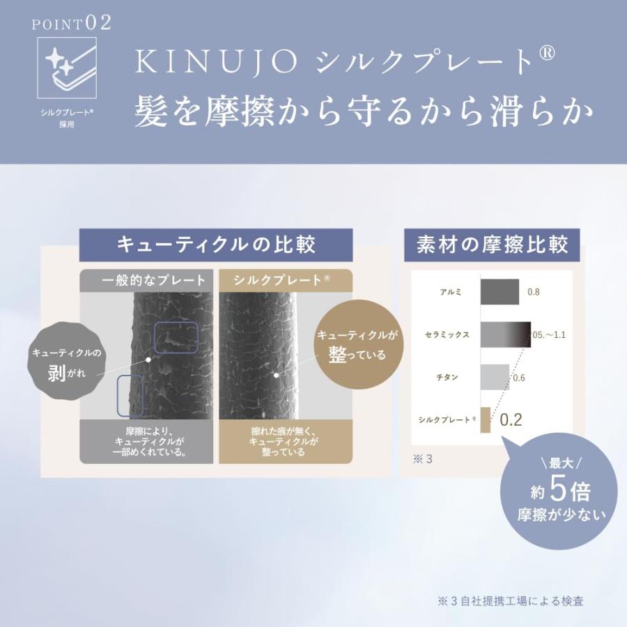 KINUJO（絹女） キヌージョ KINUJO CURL IRON カールアイロン シルク