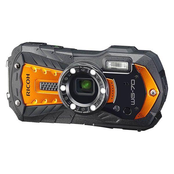 リコーイメージング 防水デジタルカメラ WG-70 オレンジ WG-70OR 全日本送料無料