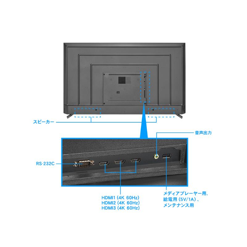 別途送料有り】I-O DATA 【法人限定】ワイド液晶ディスプレイ65型/3840