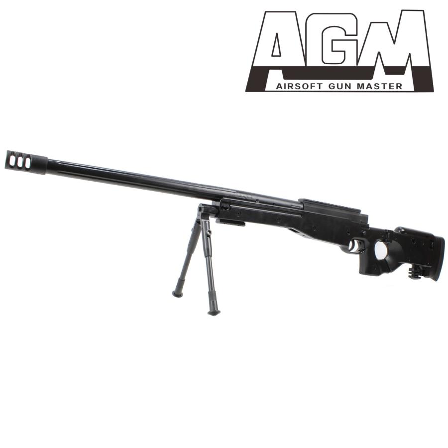 エアコッキングライフル ブラック スコープ付き AGM 【さらに値引き中！】【スコープセット】AGM AW338 エアー