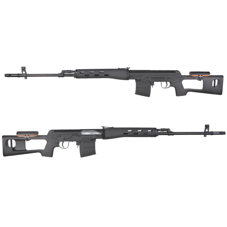 【さらに値引き中！】AGM SVDドラグノフ フルメタル エアーコッキング フェイクウッド【SVDスコープセット】 【180日間安心保証つき】の画像