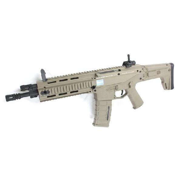 【ただ今特別値下げ中！】A&K MASADA RIS 電動ガン TAN（無刻印）【180日間安心保証つき】