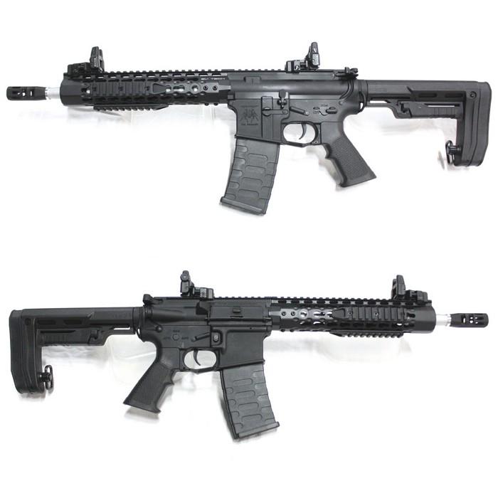 APS 10インチ KEYMOD 114R フルメタル電動ガン BK バッテリー