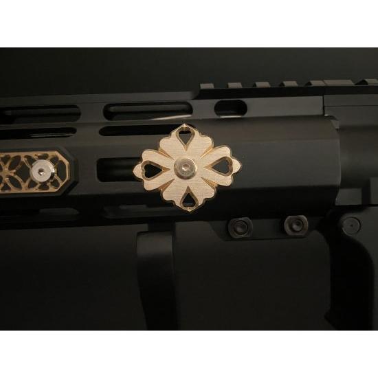 限定！値下げ品】真鍮戦飾 宝相飾り M-LOK/KeyMod対応 ネジ式 : web