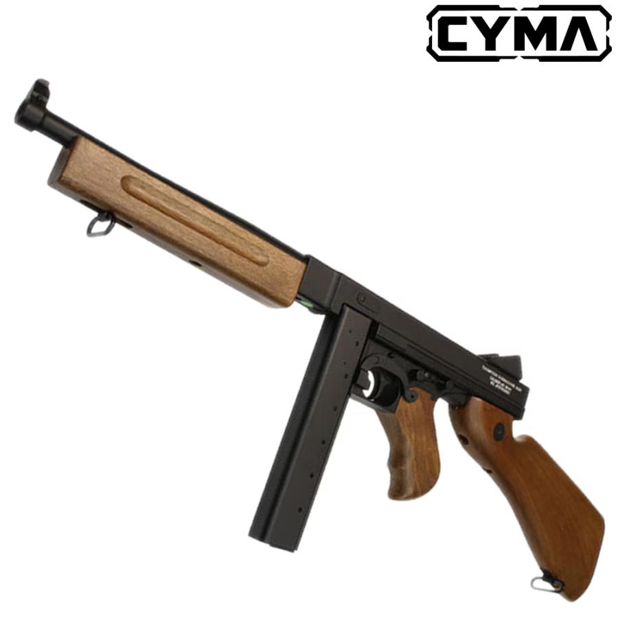 CYMA 【GWセール！】CYMA トンプソン M1A1 電動ガン フェイクウッド