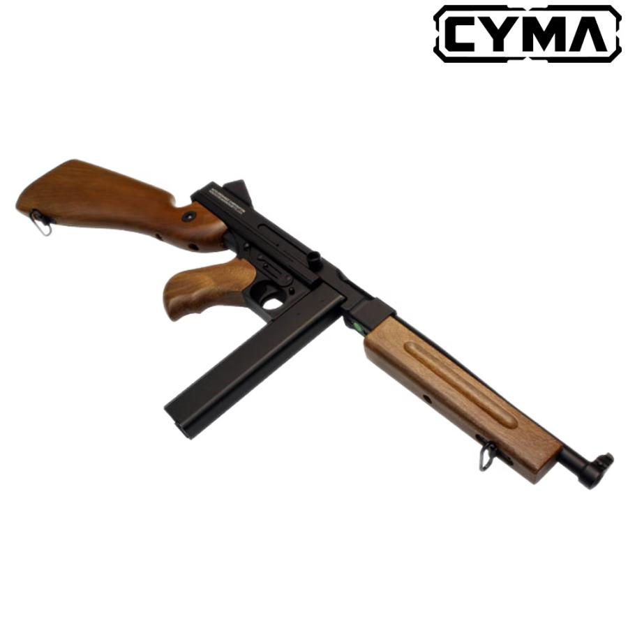 CYMA トンプソン M1A1 電動ガン フェイクウッド【180日間安心保証つき】の画像