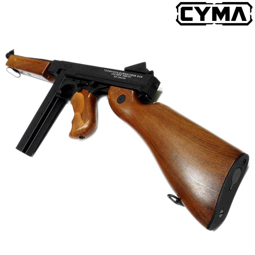 CYMA トンプソン M1A1 電動ガン フェイクウッド【180日間安心保証つき 