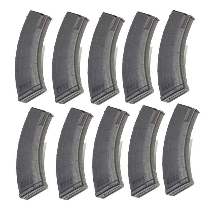 【大人買い】CYMA AKM P-MAG型200連マガジン BK【10本セット】