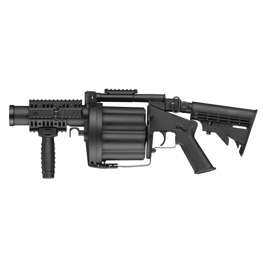 ICS MGL ガスグレネードランチャー Retractable Stock BK : web shop