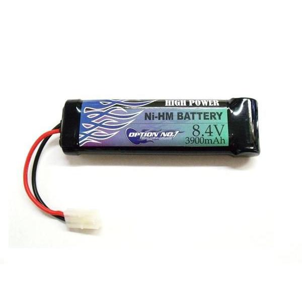 OPTION NO.1　OPBT001　8.4V 3900mAh ニッケル水素　ラージバッテリ　High Power　サブC [GB0015]｜webshopashura