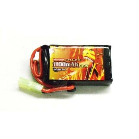 【ゆうパケット対象】OPTION NO.1 LiPo 11.1V 1100mAh PEQ (GB0027M)｜webshopashura