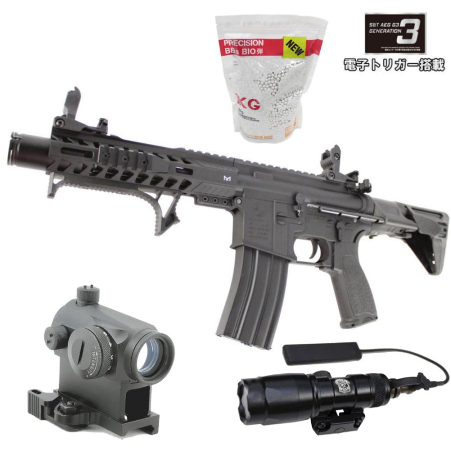 S＆T ARMAMENT S&T M4 PDW-M フルメタル G3電動ガン（電子トリガー