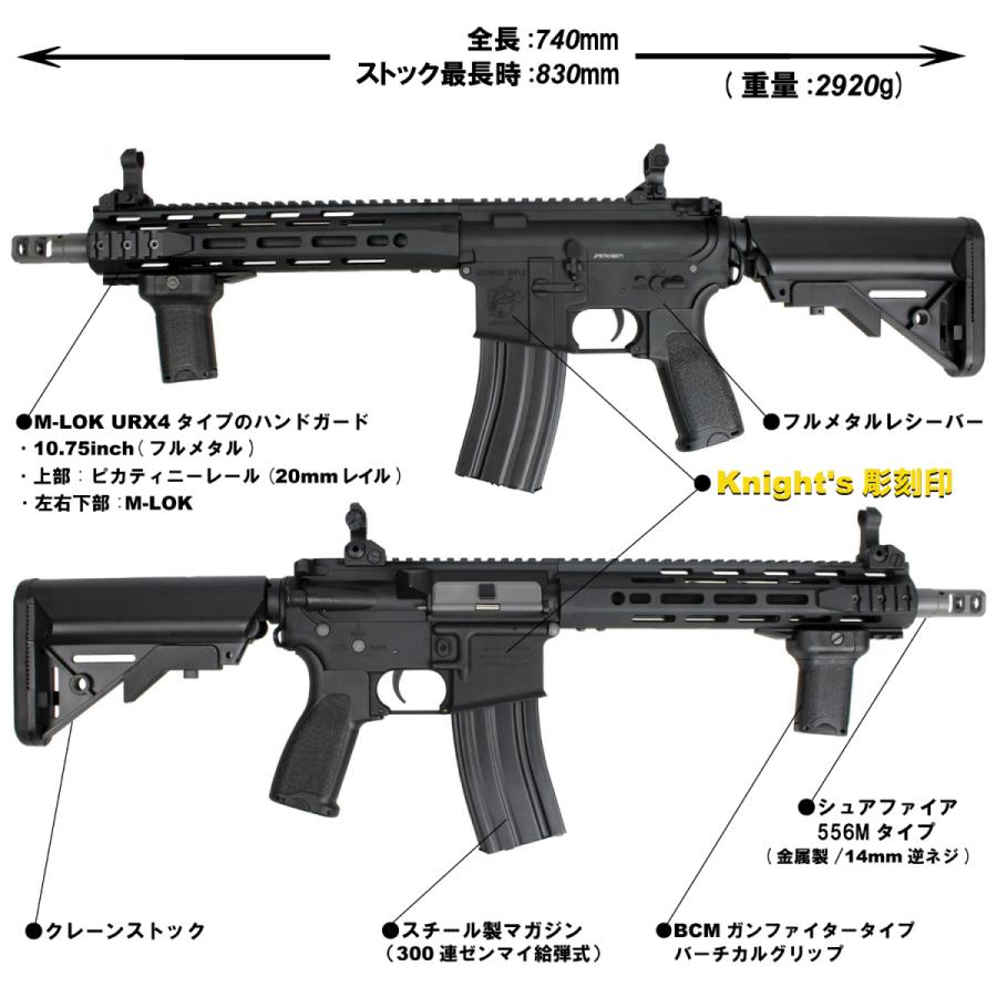 S＆T ARMAMENT S&T M4 URX4 10.75inch M-LOK フルメタルG3電動ガン