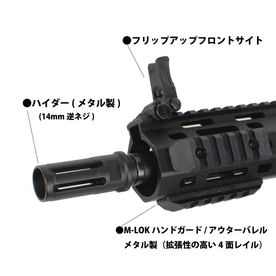 S&T M4 URX4 M-LOK PDW-S チャレンジャーライン G3電動ガンBK(COLT刻印)（電子トリガー）【180日保証つき】｜webshopashura｜05