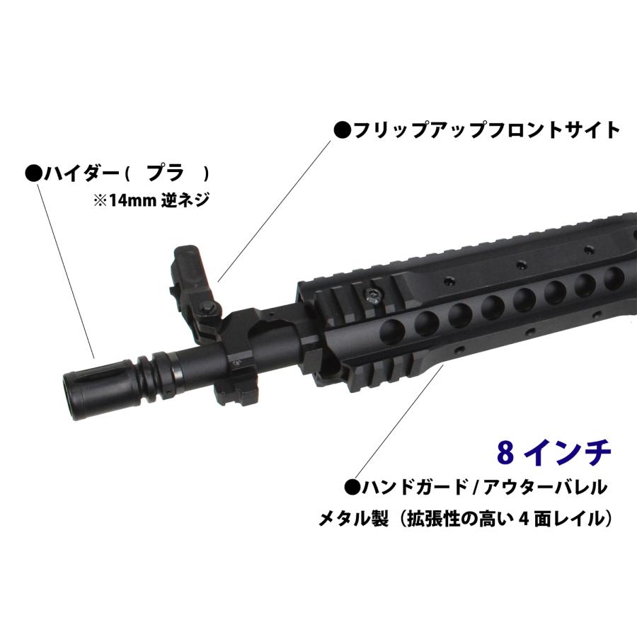 S&T M4 URX3.1 8インチ チャレンジャーライン G3電動ガン BK(MOLON刻印