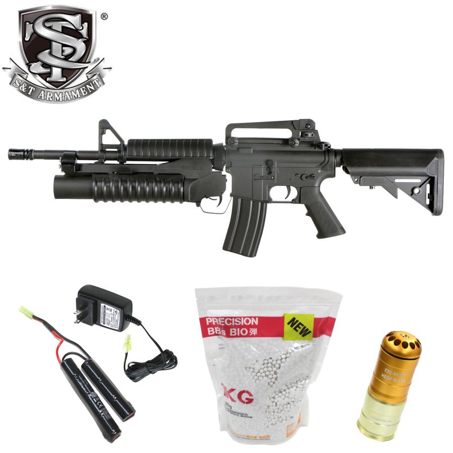 S＆T ARMAMENT S&T M4A1 スポーツライン 電動ガン with M203