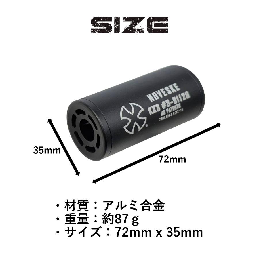 S＆T ARMAMENT S&T NOVESKE KX3タイプ マズルフラッシュ トレーサー