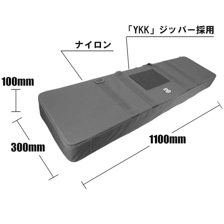 S&T セミハードガンケース Lサイズ V2 GREY(1100x300x100)｜webshopashura｜05