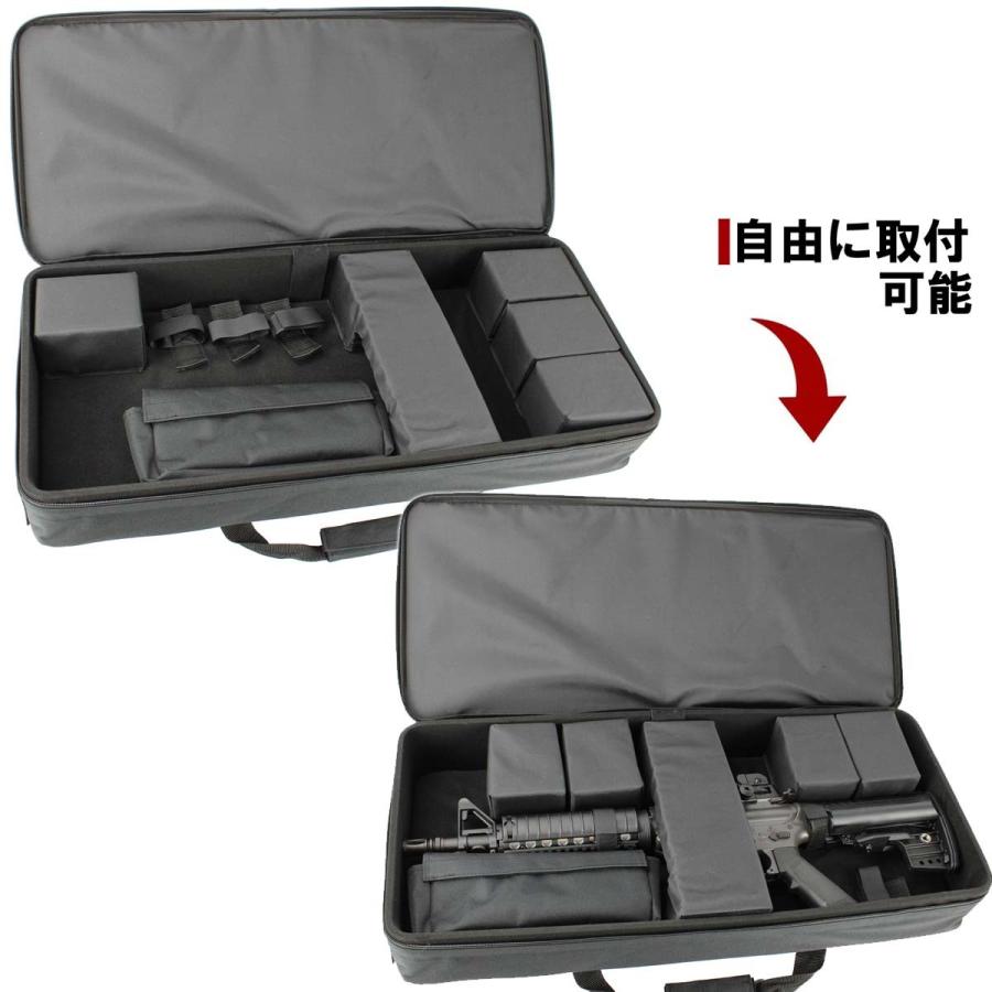 S＆T ARMAMENT S&T セミハードガンケース Sサイズ V2 BK(700x300x100