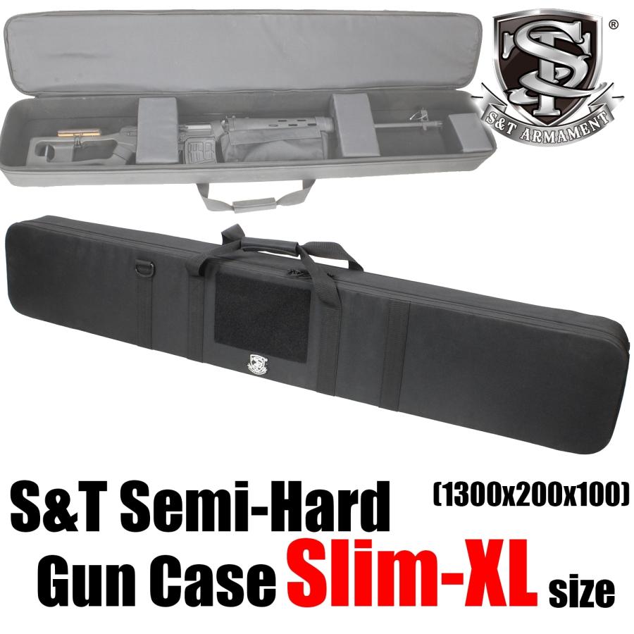 S＆T ARMAMENT S&T セミハードガンケース Slim-XLサイズ BK
