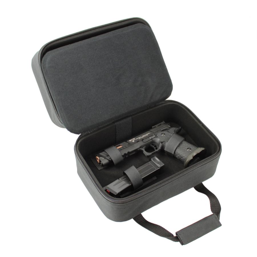 S＆T ARMAMENT S&T セミハード ダブルハンドガンケース Black