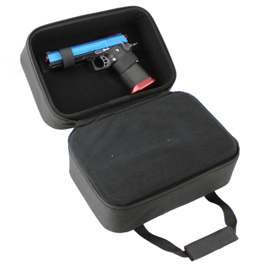 S＆T ARMAMENT S&T セミハード ダブルハンドガンケース Black