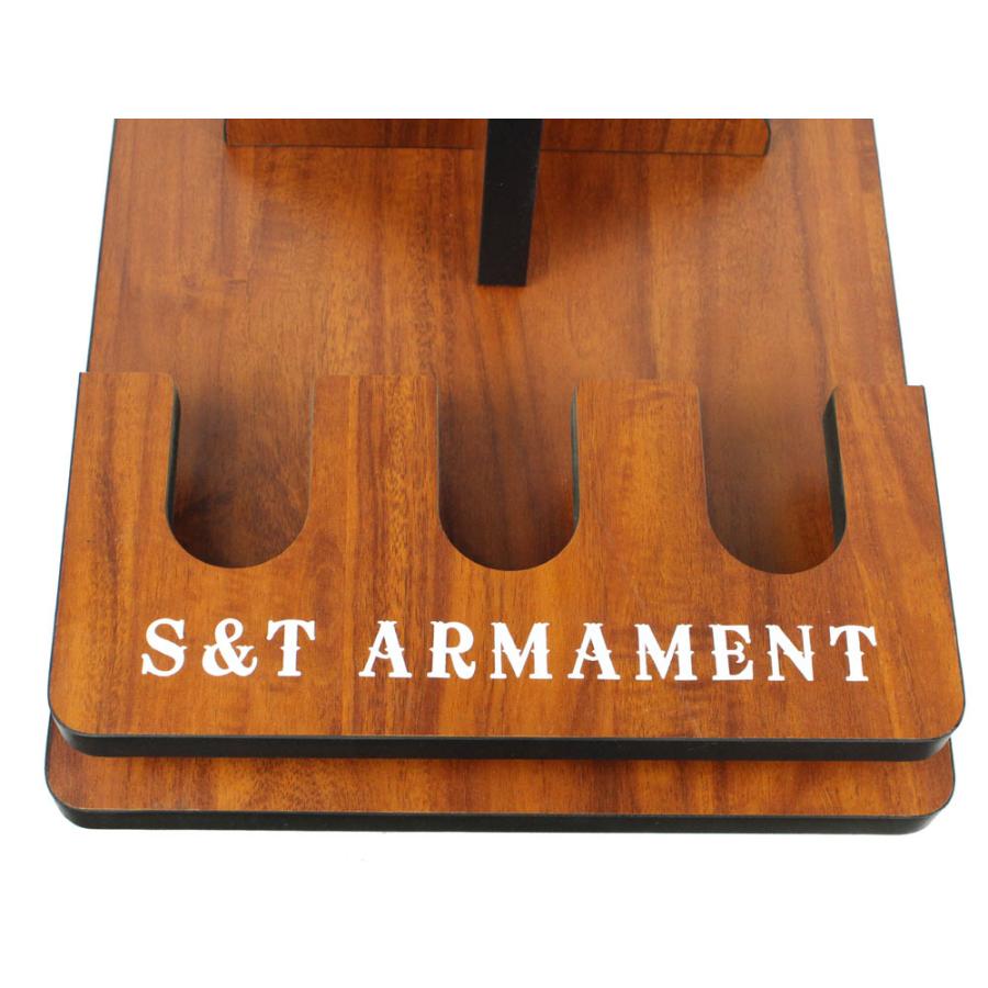 S＆T ARMAMENT 【限定！値下げ品】【特価！45%OFF】S&T 木製ガンラック