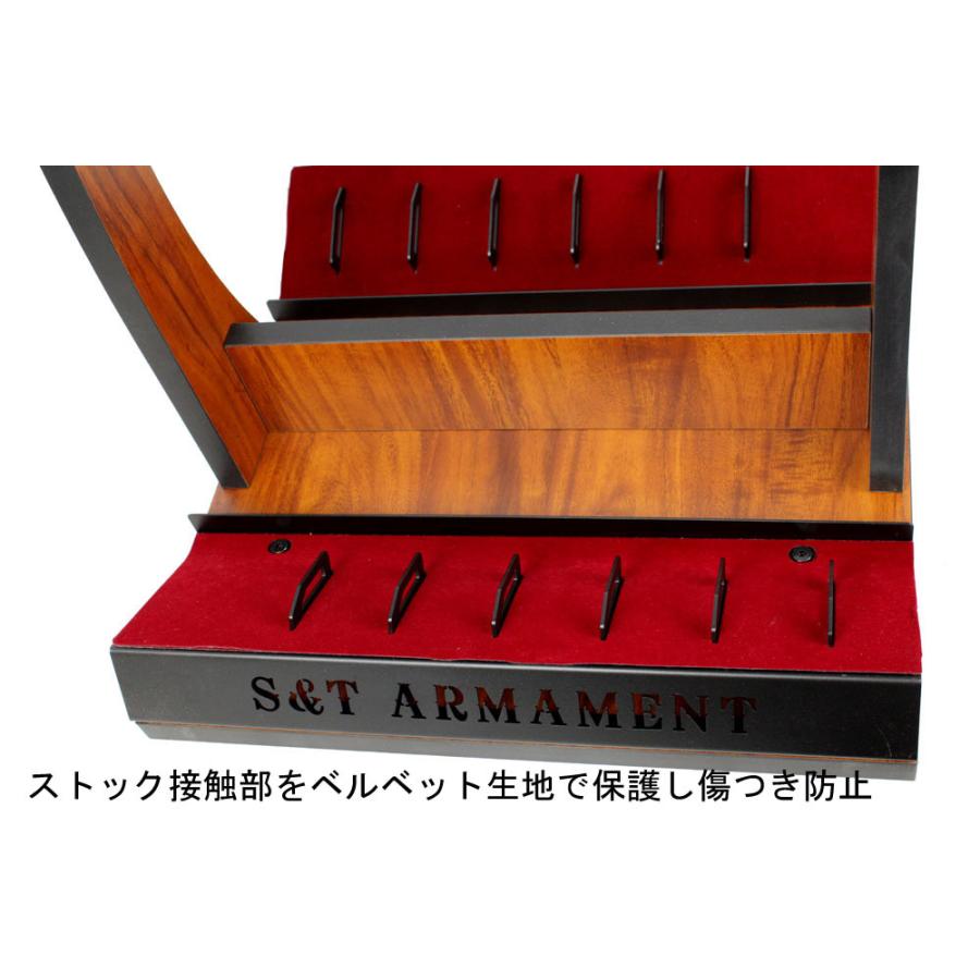 S＆T ARMAMENT 【限定！値下げ品】【特価！40%OFF】S&T 木製ガンラック