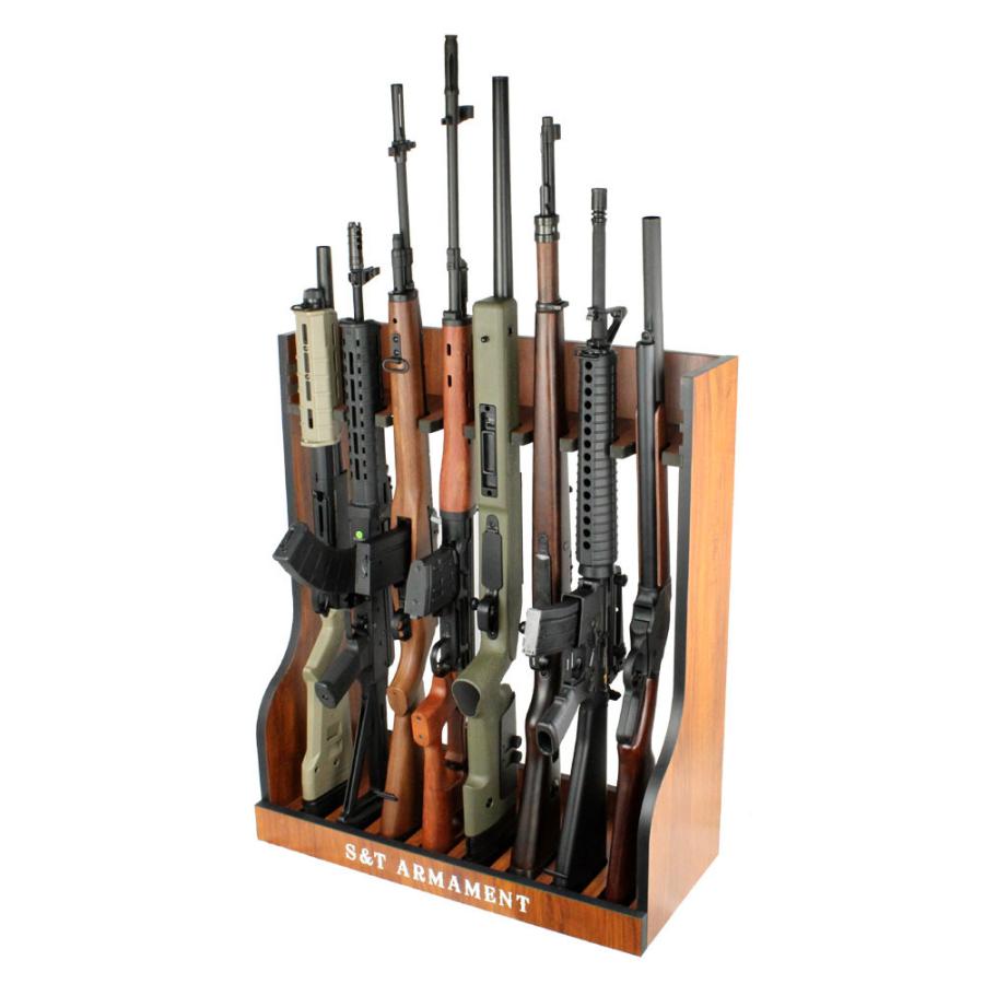 S&T ARMAMENT 木製ガンラックシステム S-Type S＆T ARMAMENT 【大人買い】S&T 木製ガンラックシステム Ctype（8本