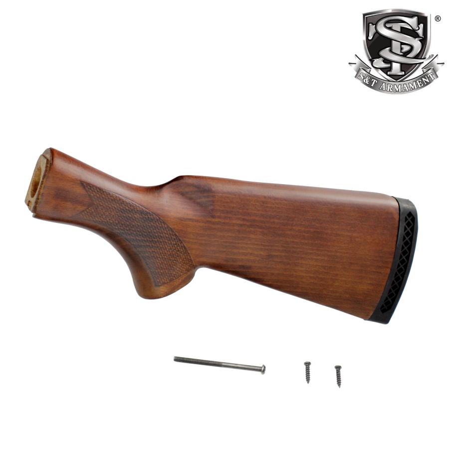 S＆T ARMAMENT S&T M870 Fixed ストック リアルウッド : web shop