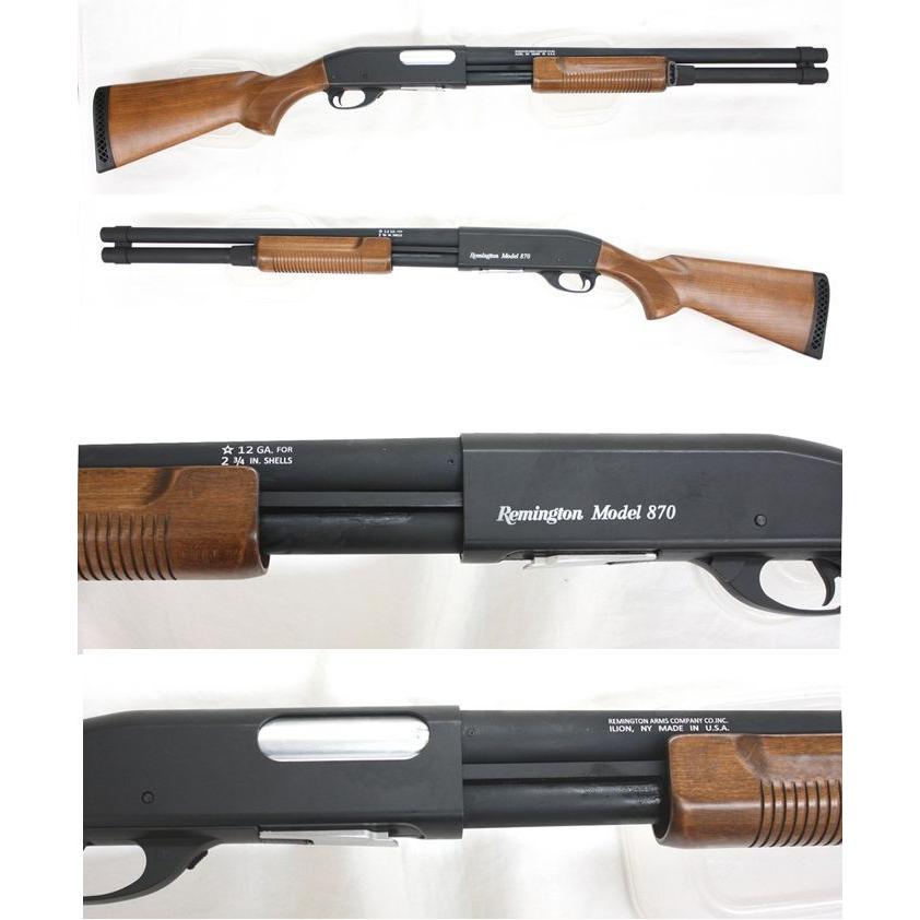 S&T M870 ロング リアルウッド エアーショットガン【SUPER S&T M870 ロング リアルウッド エアーショットガン【SUPER