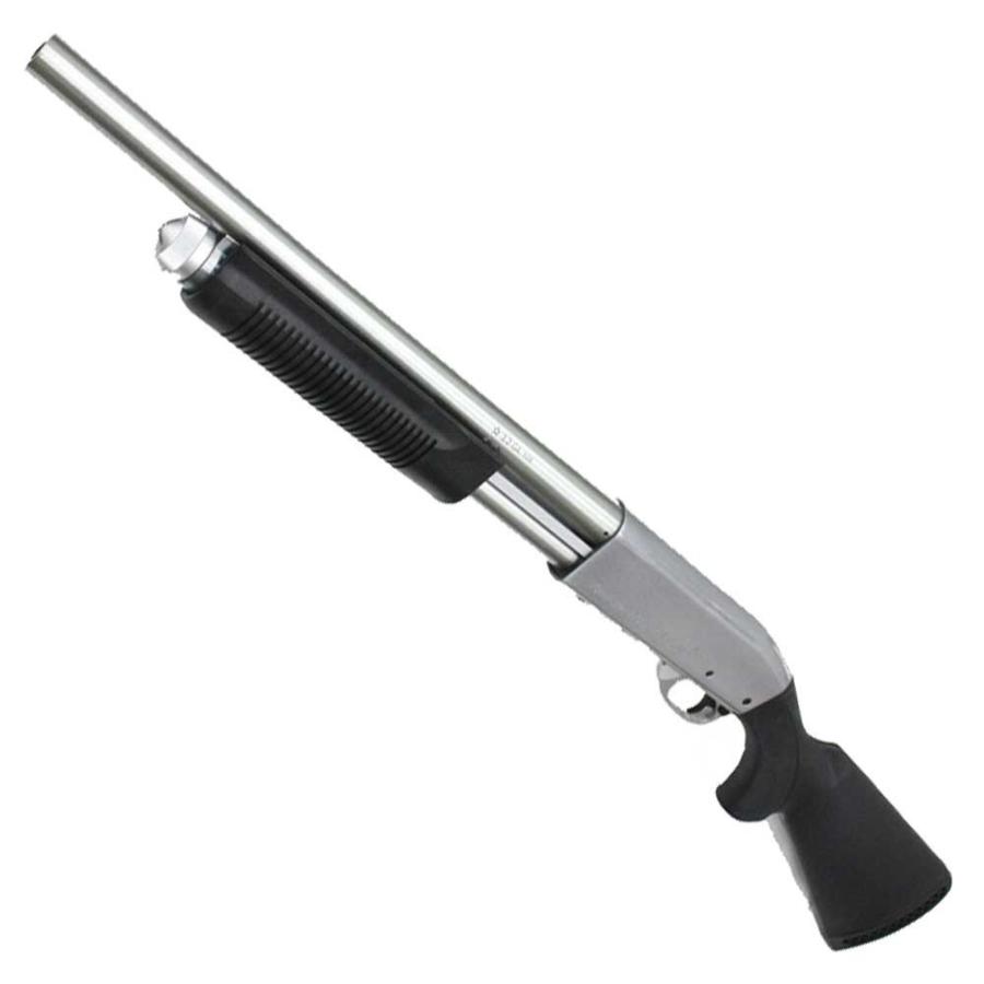 S＆T ARMAMENT S&T M870 ミディアム エアーショットガン SV/BK【180