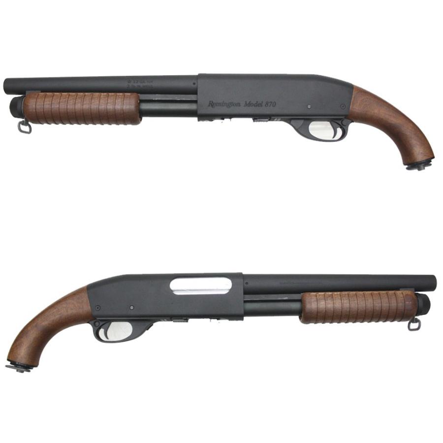 S＆T ARMAMENT S&T M870 ソードオフ フェイクウッド エアーショット