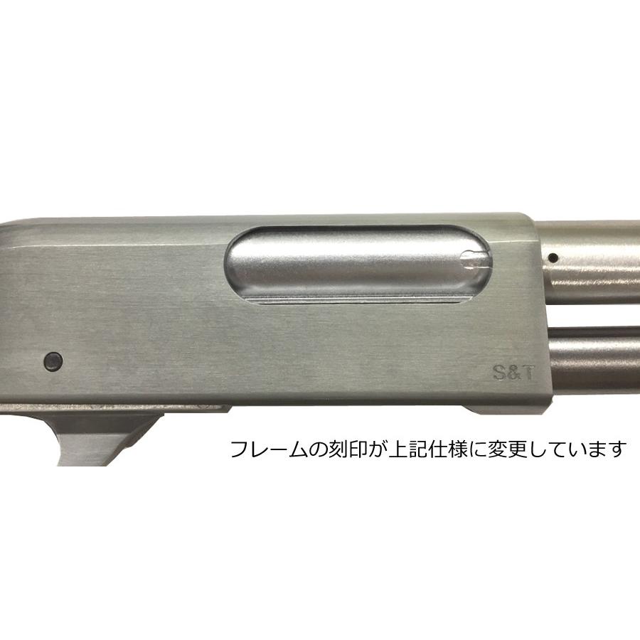 S&T M870 ショート エアーショットガン（Marine Magnum刻印） SV/BK 【180日保証】_5