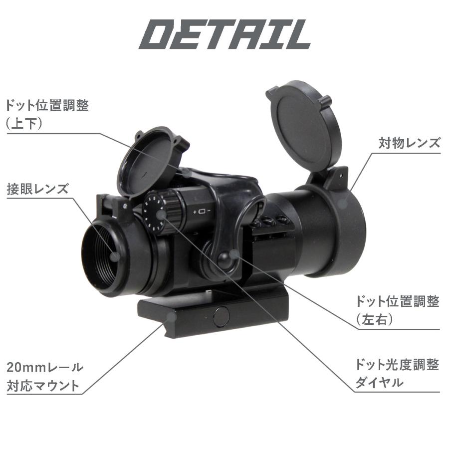 UFC COMP M2タイプ R/G L型マウント ドットサイト BK : web shop