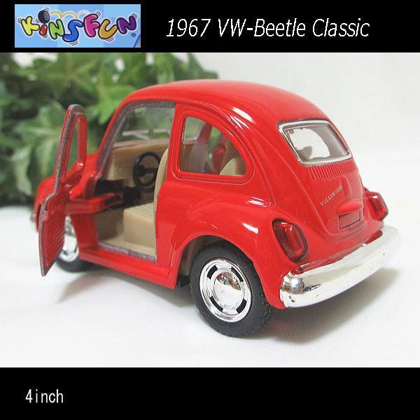 KinSMART デフォルメミニカー/VW-ビートル/1967(レッド)/キンスマート