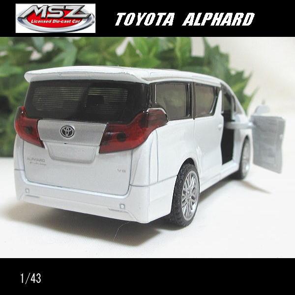 1/43トヨタ アルファード/TOYOTA ALPHARD(ホワイト)/MSZ Metal 1/43トヨタ アルファード/TOYOTA ALPHARD(ホワイト)/MSZ Metal