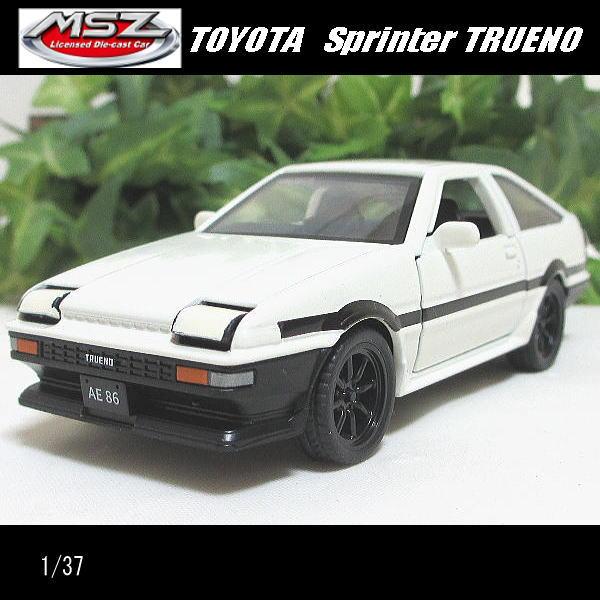 1/37トヨタ スプリンター トレノAE86/TRUENO(ホワイト)/MSZ Metal