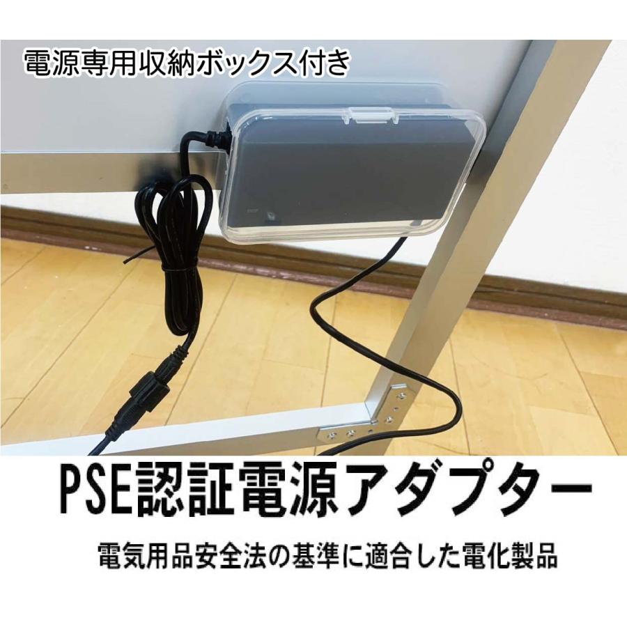 看板 光る 照明 屋外 LED 防水 a型看板 条件付き送料無料 令和２年製造 A1 片面 シルバー  W640*H1225 アルミスタンド LED-PNR-A1-SV1-01温白色｜websign-shop｜06