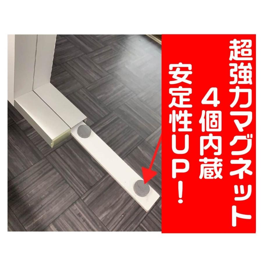 コロナウイルス対策 アクリル 飛沫感染防止 透明 間仕切り 仕切り板 パネル オフィス 飲食店 パーティーション テーブル 一人席  W1000H590D61｜websign-shop｜06