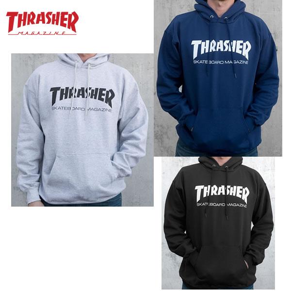 スラッシャー パーカー メンズ レディース THRASHER スウェット USAモデル SKATEMAG プルオーバー｜websports｜02