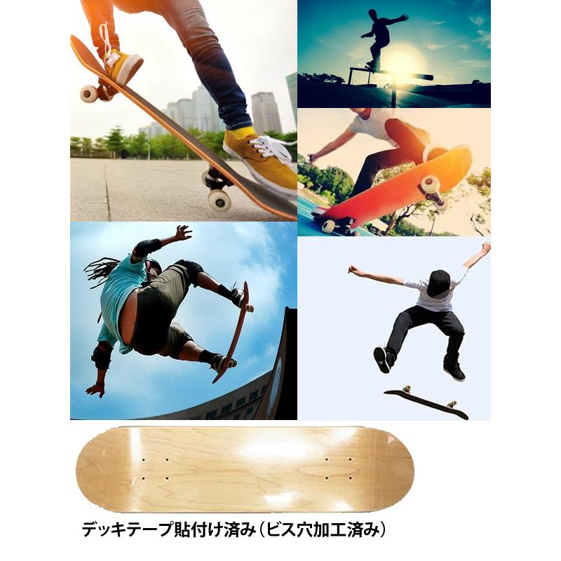 スケボー デッキ ブランク デッキ 7 75 8 0インチ幅 5カラー デッキテープ貼付済 カナディアンメイプル コールドプレス製法 スケートボード 275 Websports 通販 Yahoo ショッピング
