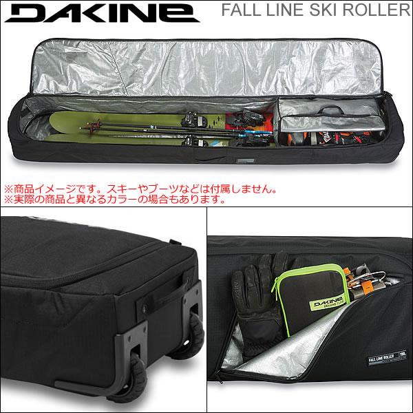 ダカイン スキーケース FALL LINE SKI ROLLER 175cm Black BLK スキー道具一式収納可能 オールインワン DAKINE キャスター付 スキーバッグ｜websports｜03