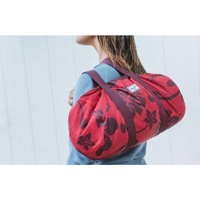 ハーシェル ダッフルバッグ インディペンデント HERSCHEL INDEPENDENT コラボ パッカブル ダッフル 22L ブラック