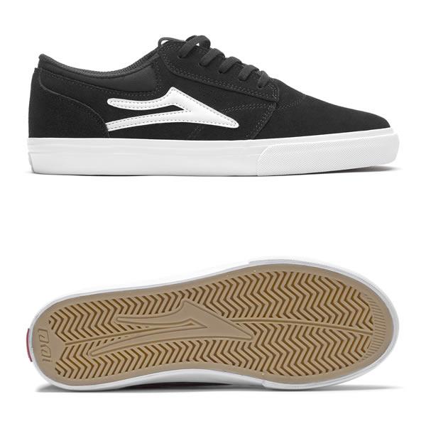 ラカイ スニーカー LAKAI GRIFFIN BLACK/WHITE SUEDE LAKAI スニーカー スケボー シューズ   爆買_1