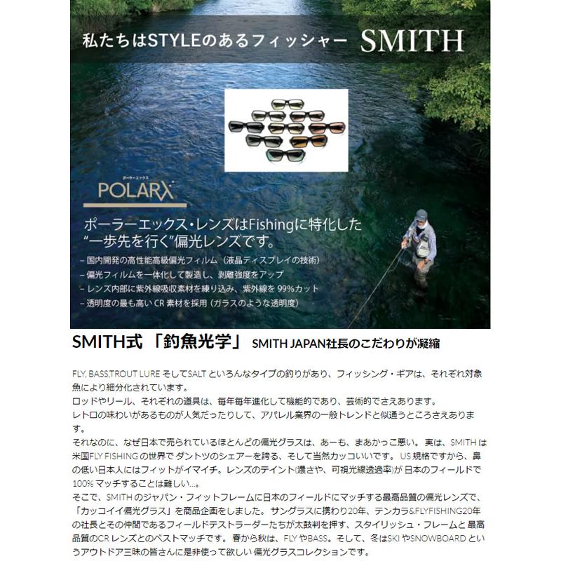 SMITH（スミス） サングラス 偏光レンズ AURA MATTE BLACK - X-ac