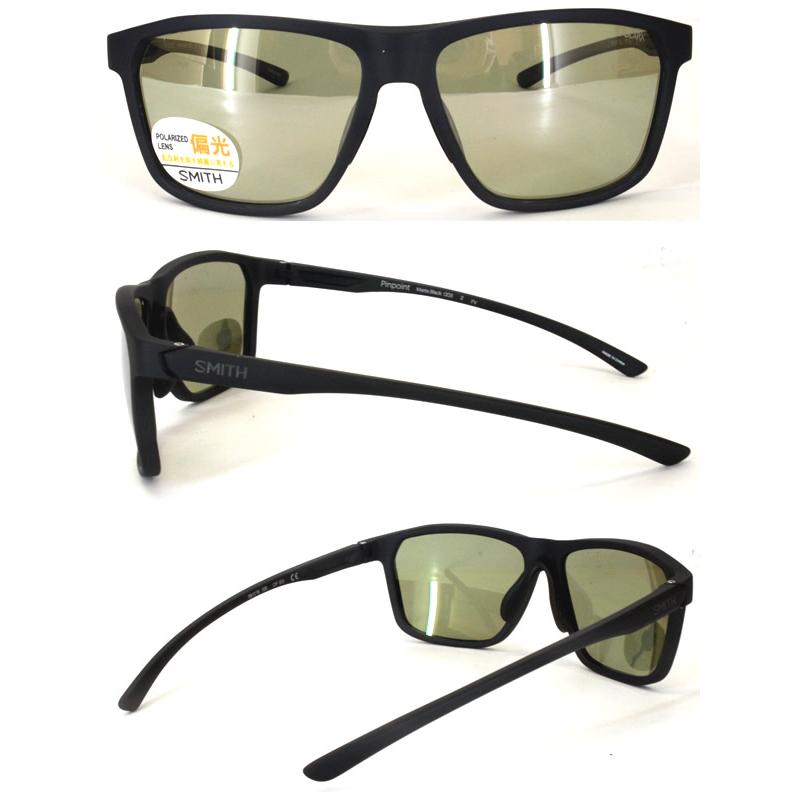 スミス サングラス　偏光レンズ　PINPOINT   MATTE BLACK  - X-LIGHT GREEN37 SLV   POLARIZED レンズ　SMITH サングラス　日本正規品｜websports｜02