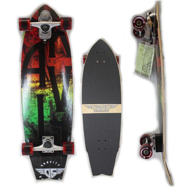 グラビティ ロングスケートボード GRAVITY RASTA 33インチ グラビティ ロングスケートボード GRAVITY RASTA 33インチ