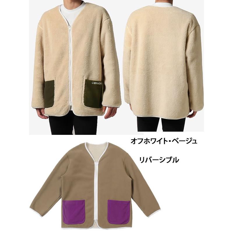 CONVERSE（コンバース） リバーシブル ジャケット ノーカラー