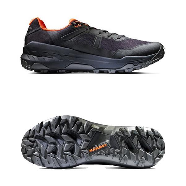 ゴアテックス シューズ マムート サーティグ 防水 MAMMUT GORE TEX Sertig II Low GTX(R) Men black-vibrant orange 日本正規品｜websports｜02